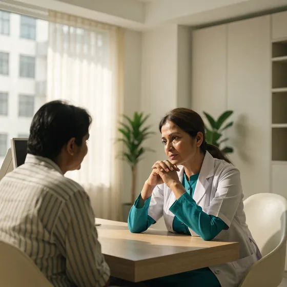 A consultation in the chamber
